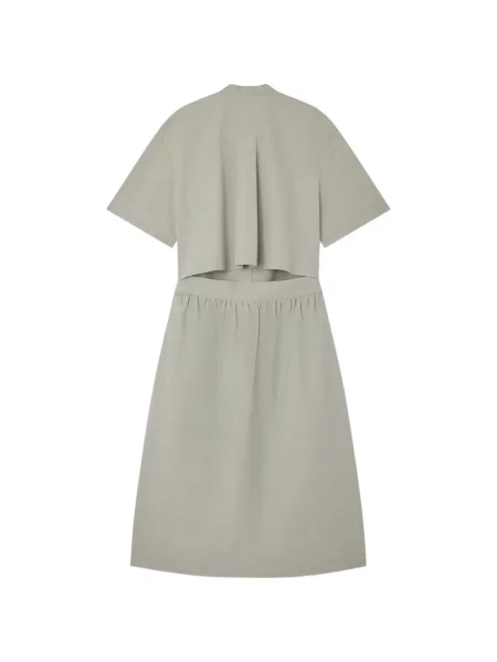 Cu centură rochie Bonpoint verde