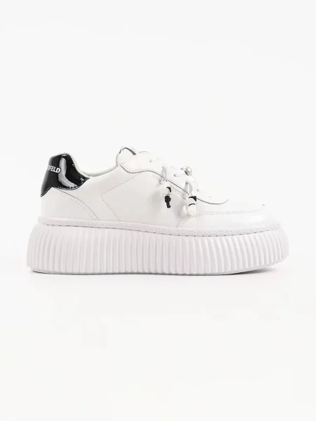Karl Lagerfeld Kreeper Nft sneakers pentru femei din piele alb