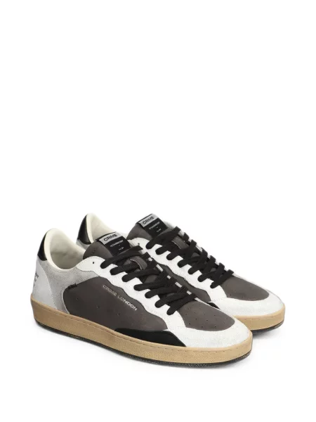 Δερμάτινα sneakers Crime London καφέ