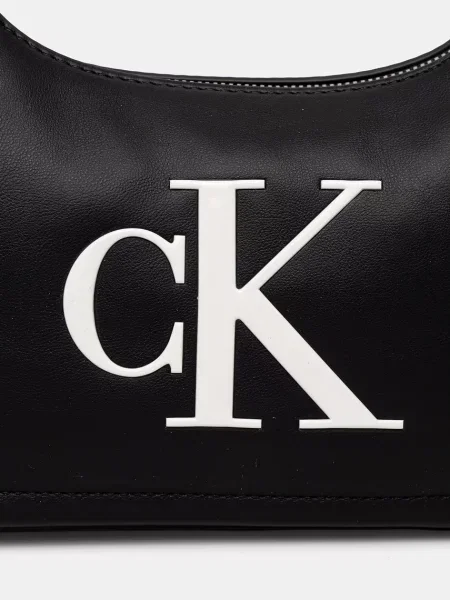 Táska Calvin Klein Bold Ck Small Shoulder Bag fekete