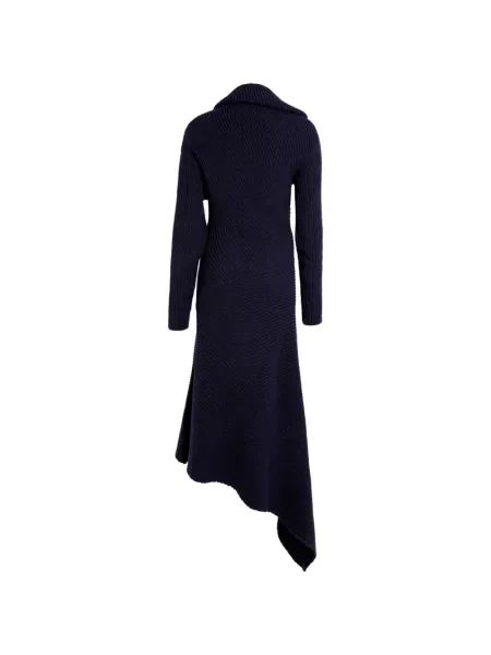 Rochie A.w.a.k.e. Mode tricotate asimetrică albastru