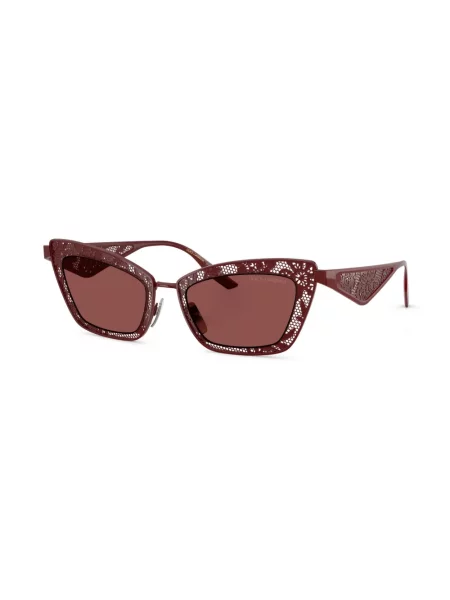 Слънчеви очила Dolce & Gabbana Eyewear на цветя червено