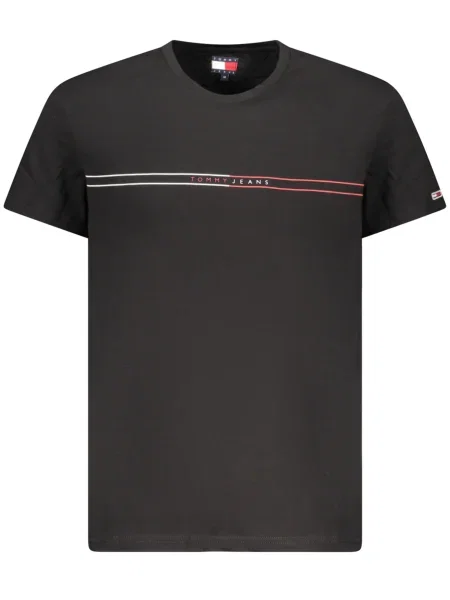 Kratek majica Tommy Hilfiger črna