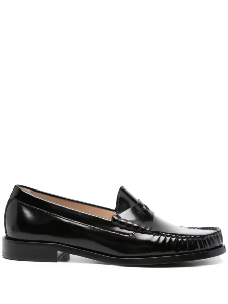 Pantofi loafer Stuart Weitzman din piele negru