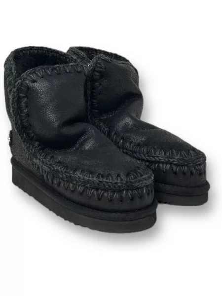 Pantofi Mou din piele negru