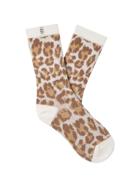 Șosete Ugg cu imagine cu model leopard