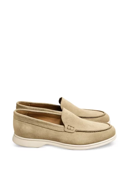 Szarvasbőr loafer Poche Paris szürke