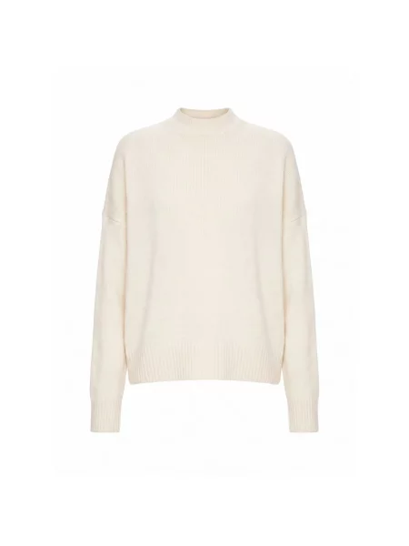 Sweter Jil Sander z kaszmiru biały