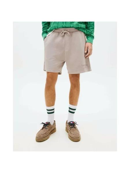 Szorty Tommy Jeans New Classics S beżowe