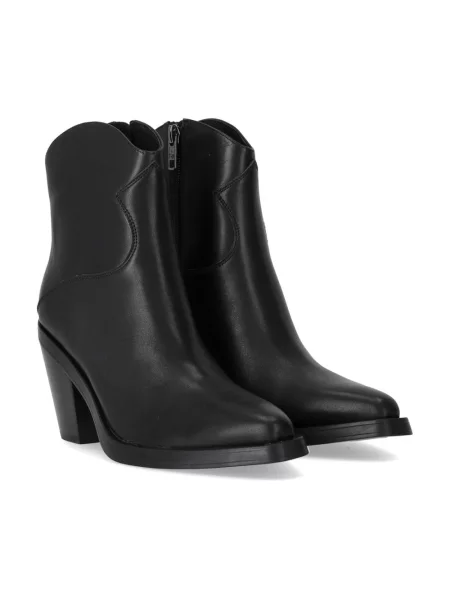 Buty do kostki Ash skórzane czarne