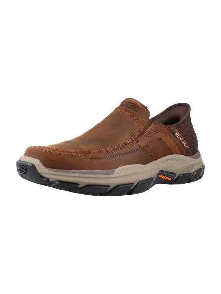 Topánky Skechers SLIP-INS: hnedá