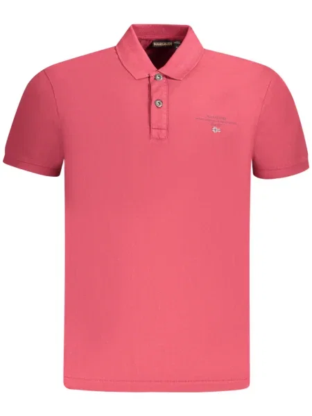 Polo majica Napapijri s kratkimi rokavi rdeča