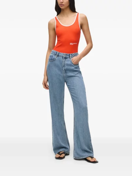 Blugi Karl Lagerfeld Jeans albastru