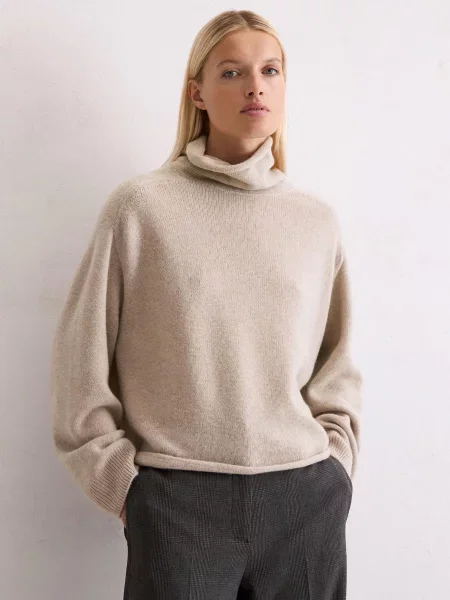 Светр Marc O’Polo молочний вовна/поліамід