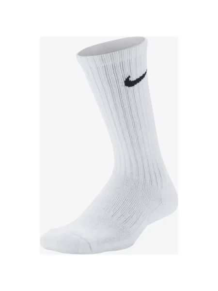 Skarpety junior Nike Everyday biało czarne 3 pary M białe