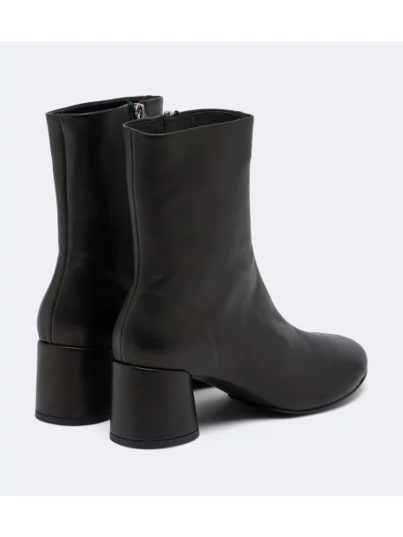 Kožené členkové čižmy Souliers Martinez čierna
