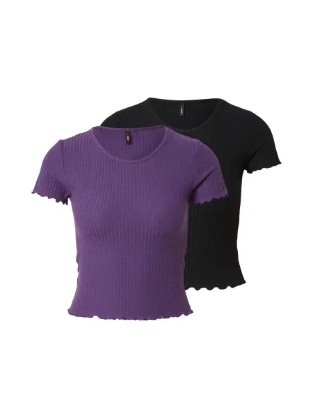 ONLY Tricou ONLEMMA mov închis negru