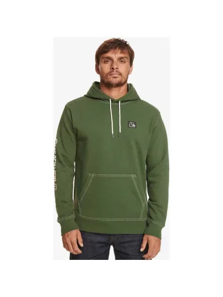 Oryginalna bluza z kapturem Quiksilver S zielona