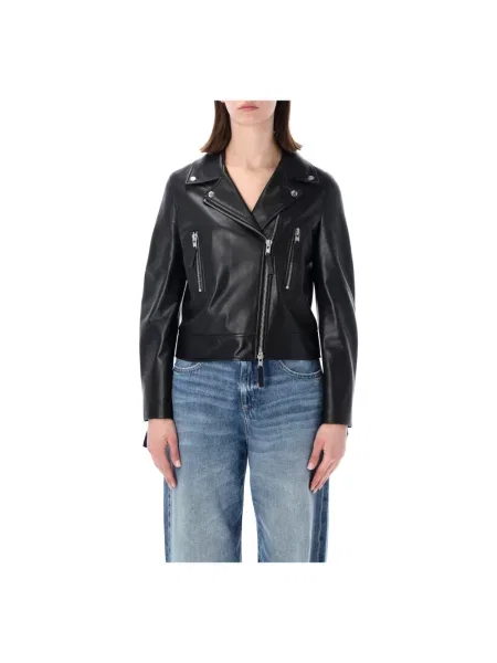 Kurtka skórzana S.w.o.r.d. 6.6.44 klasyczna czarna