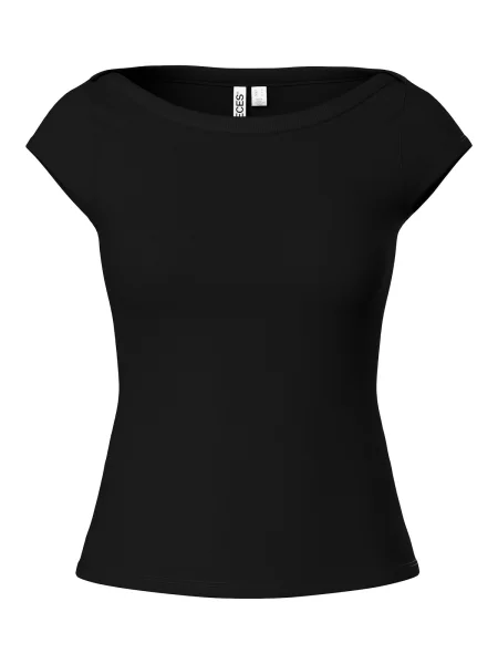 PIECES Tricou PCSof' negru