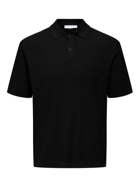 Only & Sons Tricou polo Tony negru