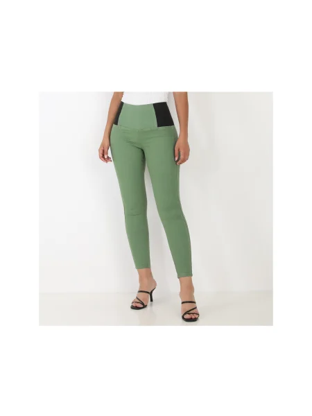 Nohavice La Modeuse khaki
