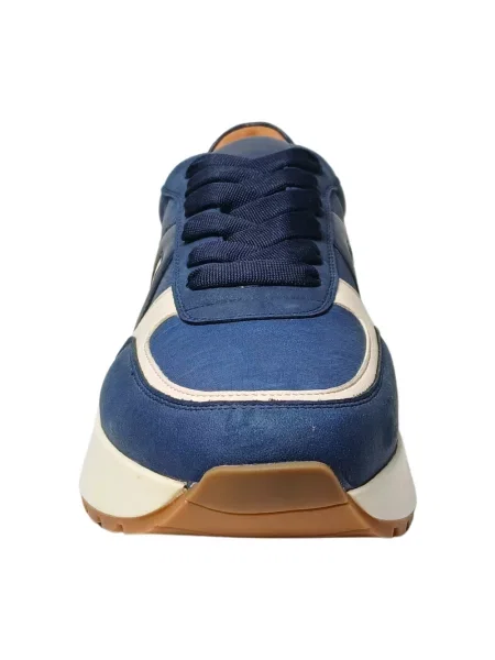 Sneakersy Alexander Smith skórzane niebieskie
