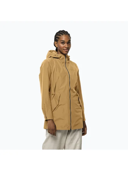 Jack Wolfskin дамско дъждобранно яке Dakar Parka жълто