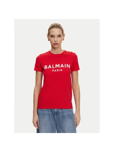Balmain Футболка червоний