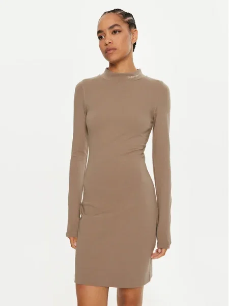 Calvin Klein Jeans Rochie de zi verde