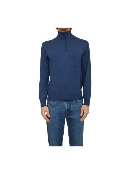 Sweter Paul & Shark wełniany niebieski