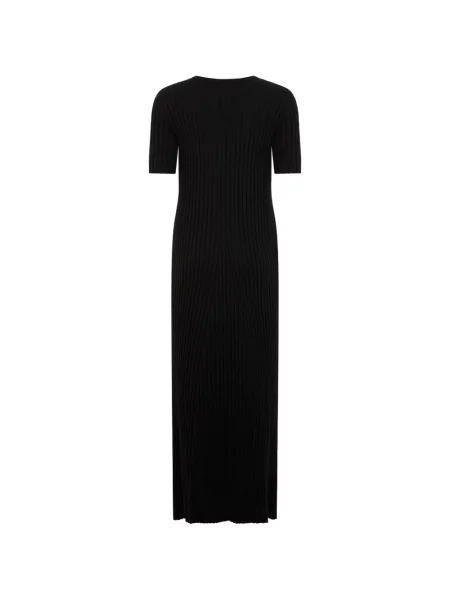Scurt rochie maxi Lisa Yang tricotate negru