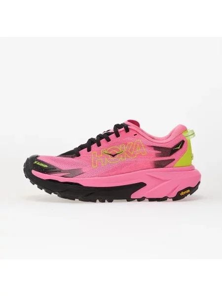 Кросівки для бігу HOKA Mafate 5 neon rose/black чорні