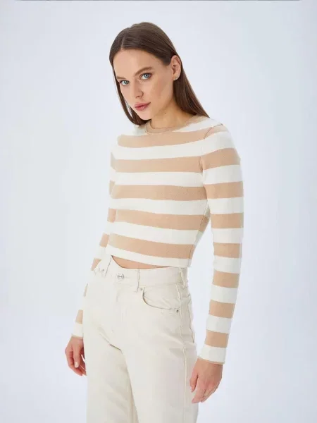MixRay Svetr Pullover' béžová