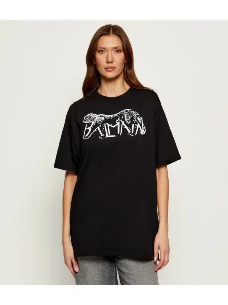 Balmain Tricou | Relaxed fit negru