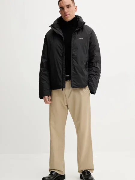 Calvin Klein kurtka puchowa zimowa czarny