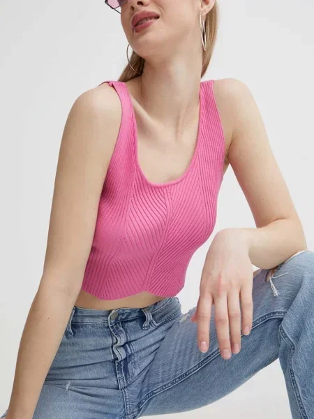 Топ Sixth June розово