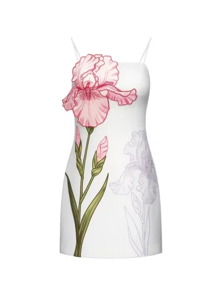 Rochie Jw Pei cu model floral cu imagine alb