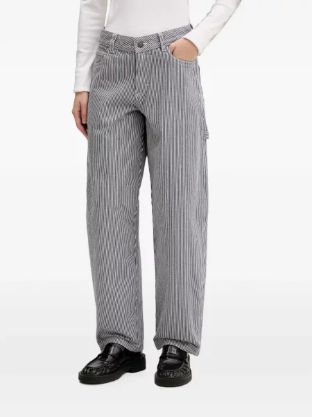 Blugi drepți Dickies cu dungi albastru