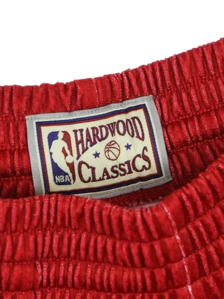 Pantaloni scurți Mitchell & Ness cu imagine roșu