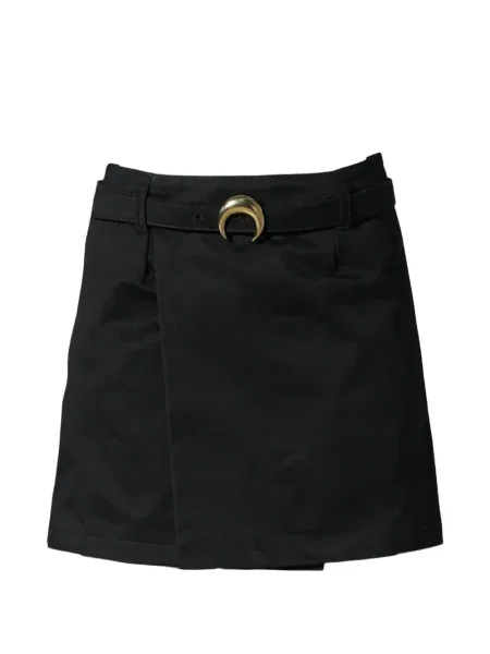 Fusta mini Marine Serre cu cataramă negru
