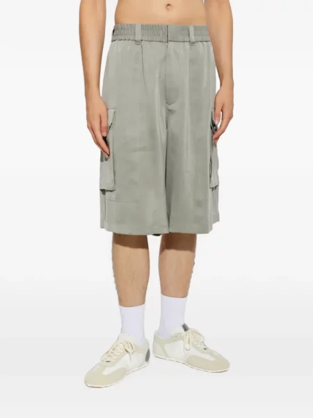 Pantaloni scurți cargo Giorgio Armani gri