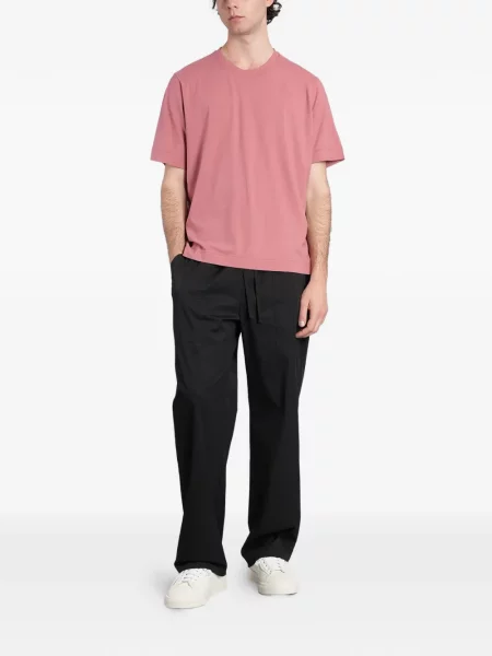 Scurt tricou Alpha Studio cu decolteu rotund roz