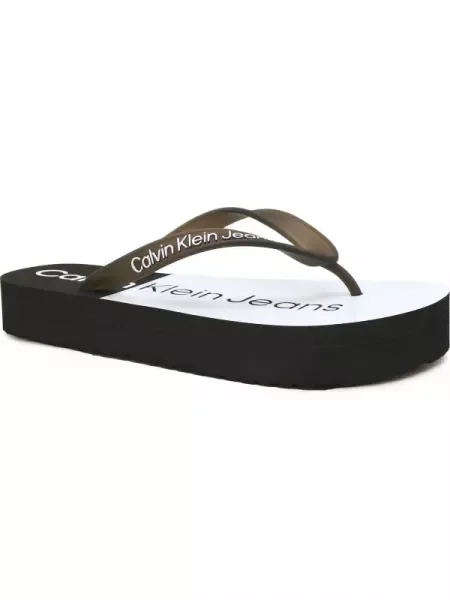 Șlapi Calvin Klein Jeans negru