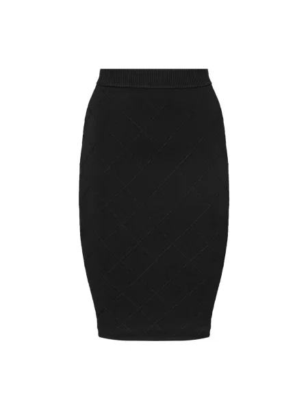 Guess Spódnice Kobieta XS Spódnica z Wysokim Stanem czarny