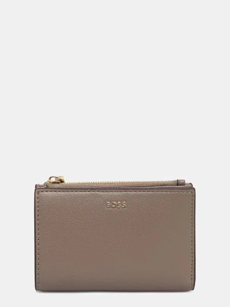 BOSS portofel pentru femei cu imitație de piele Sandy New SM Wallet bej
