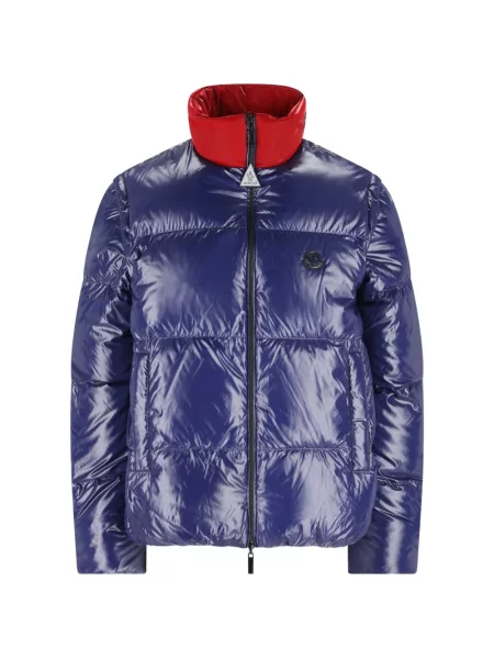 Geacă cu puf Moncler cu autograf roșu
