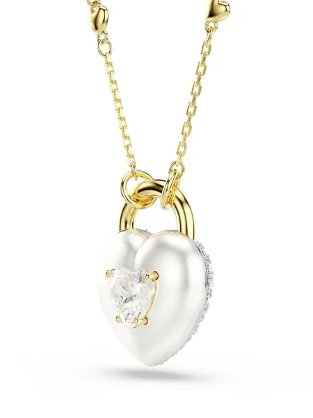 Palton Swarovski transparente alb