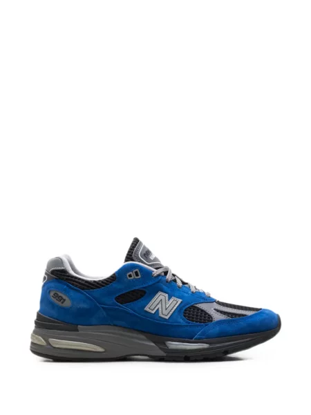 Sneakerși New Balance cu șireturi din dantelă albastru