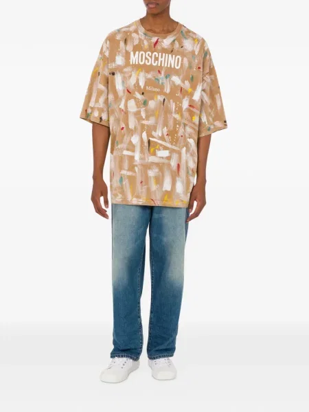 Tricou Moschino bej